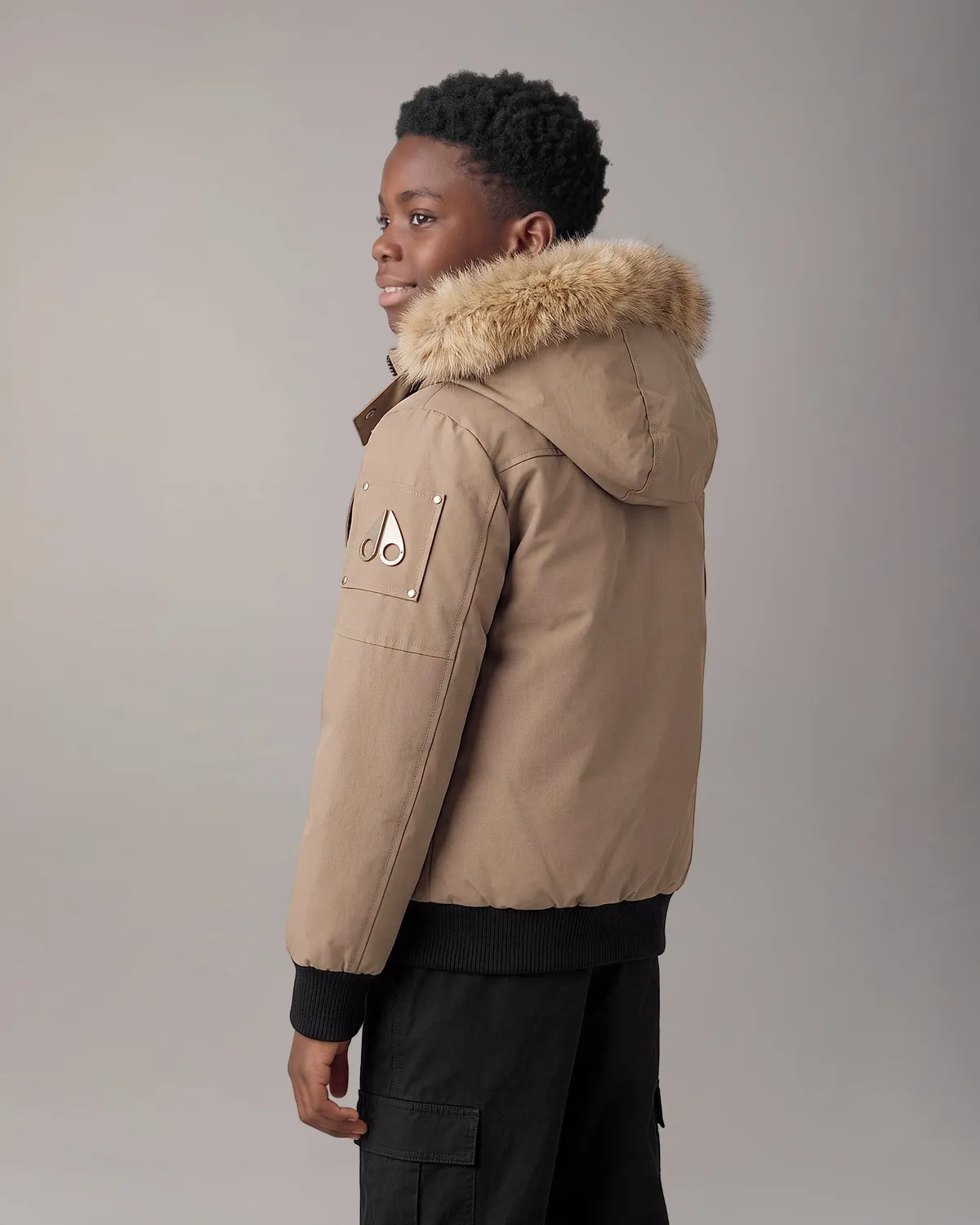 Moose Knuckles Original Bomber enfant bronze duvet