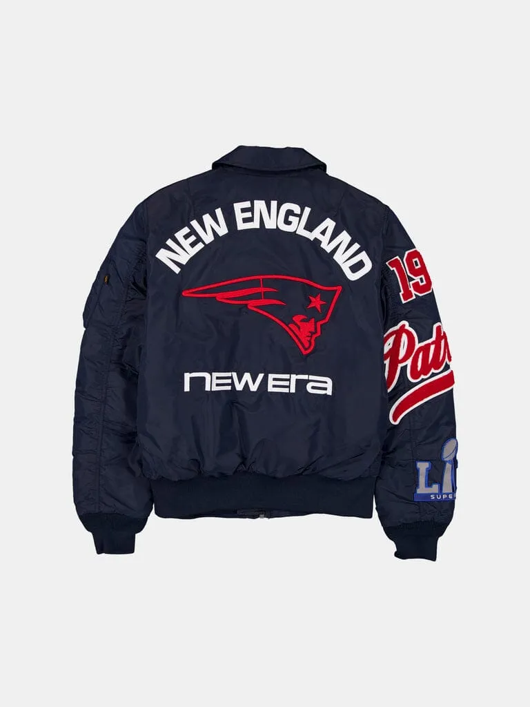 Alpha Industries MA-1 New England Patriots blouson bleu marine