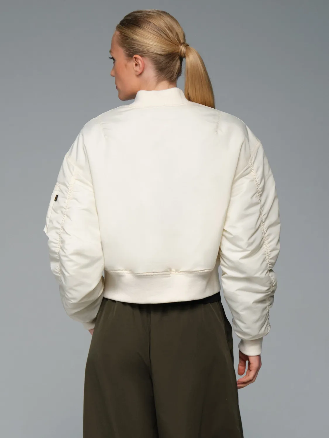 Alpha Industries MA-1 Cropped bomber court noir oxford