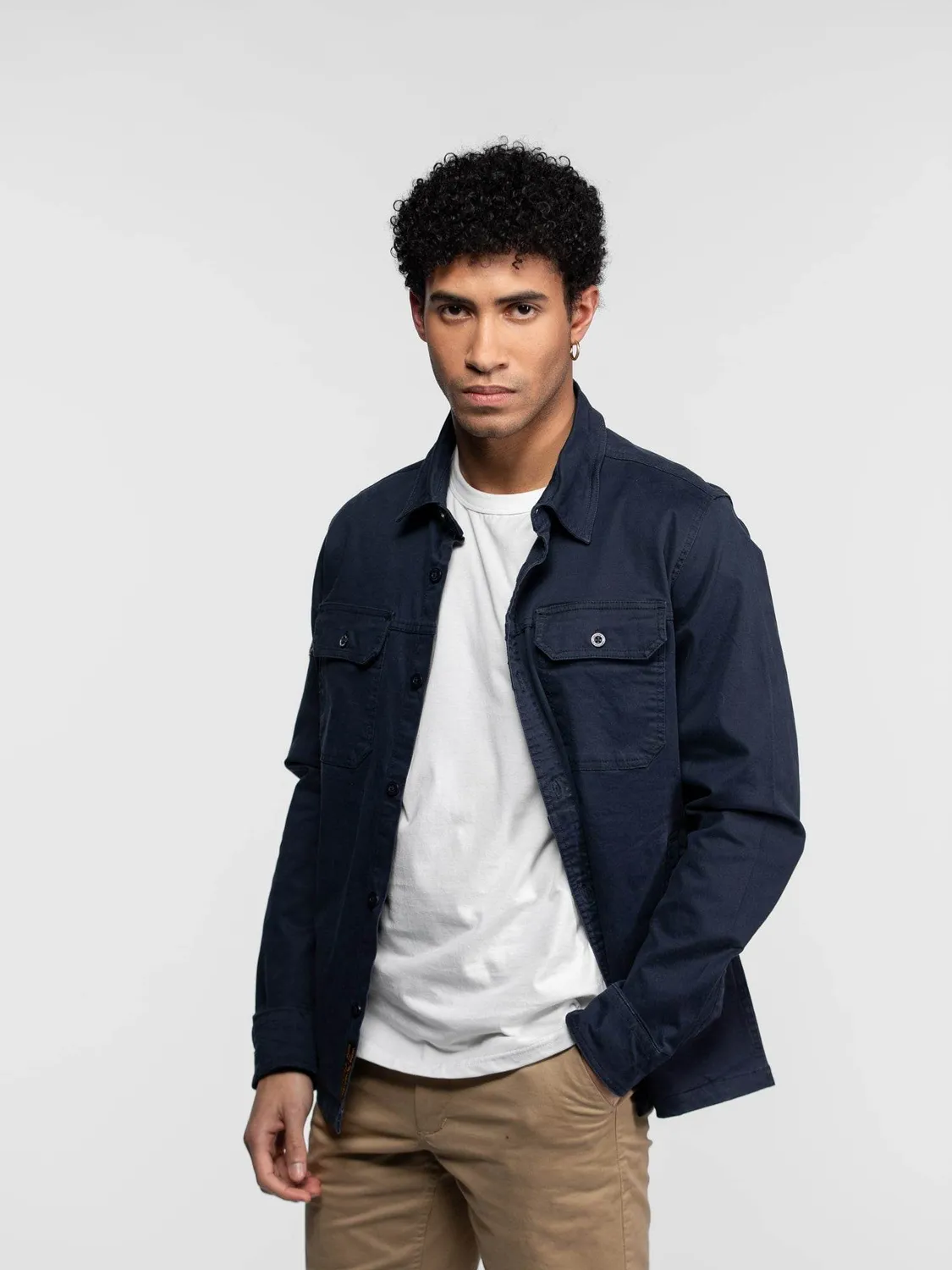 DAYTONA Comcast chemise militaire homme serge coton