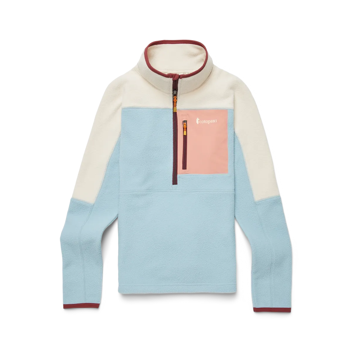 Cotopaxi Abrazo polaire demi-zip femme cream sea spray