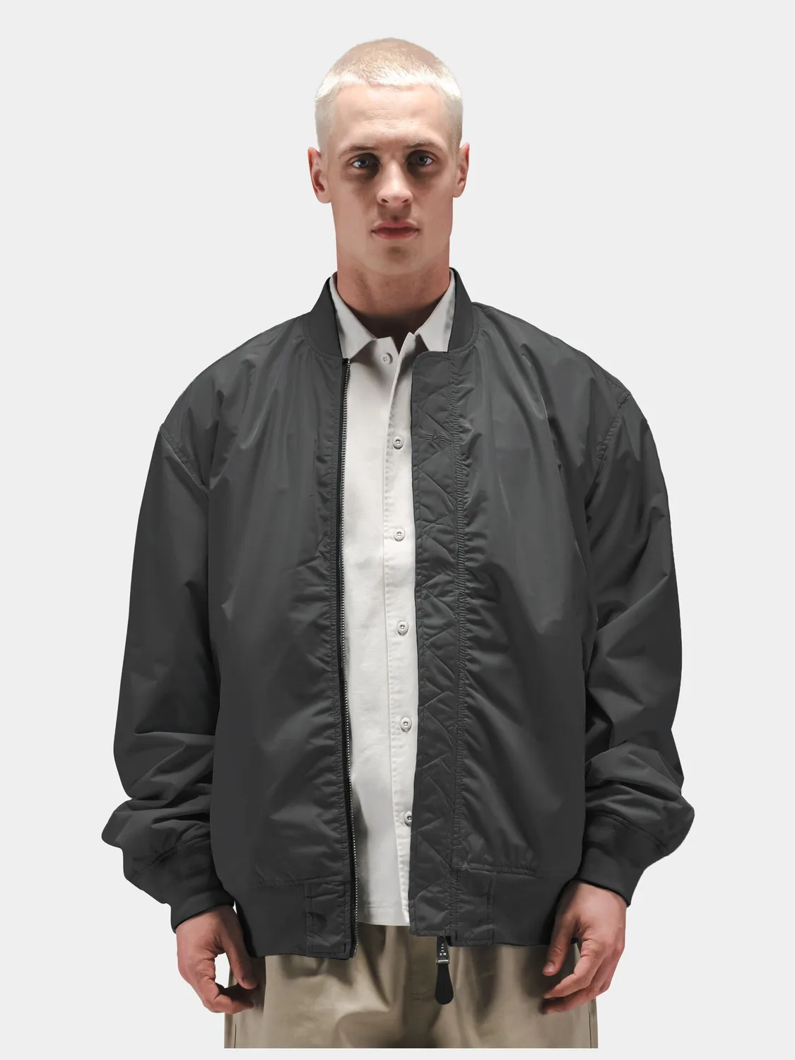 Alpha Industries L-2B bomber oversize réversible noir