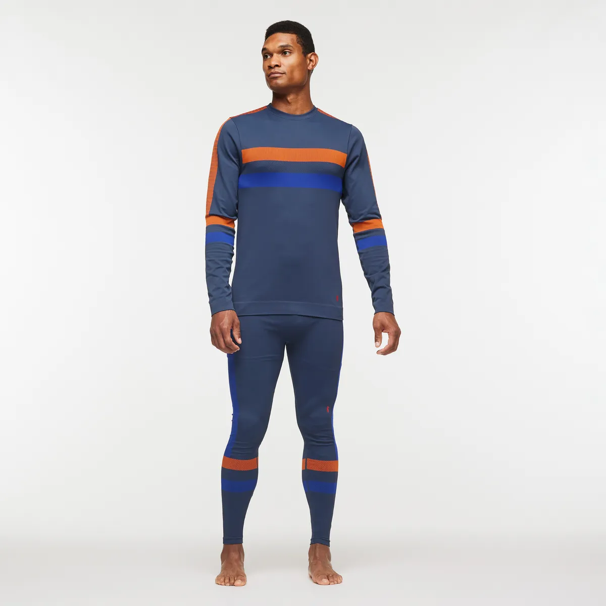 Cotopaxi Debajo Seamless Crew pull homme Black Stripes
