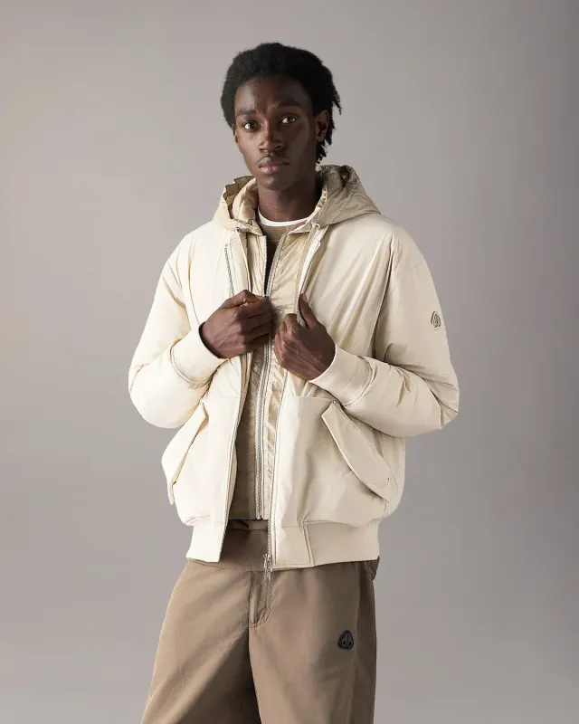 Moose Knuckles Brixton Down Bomber blouson alabaster