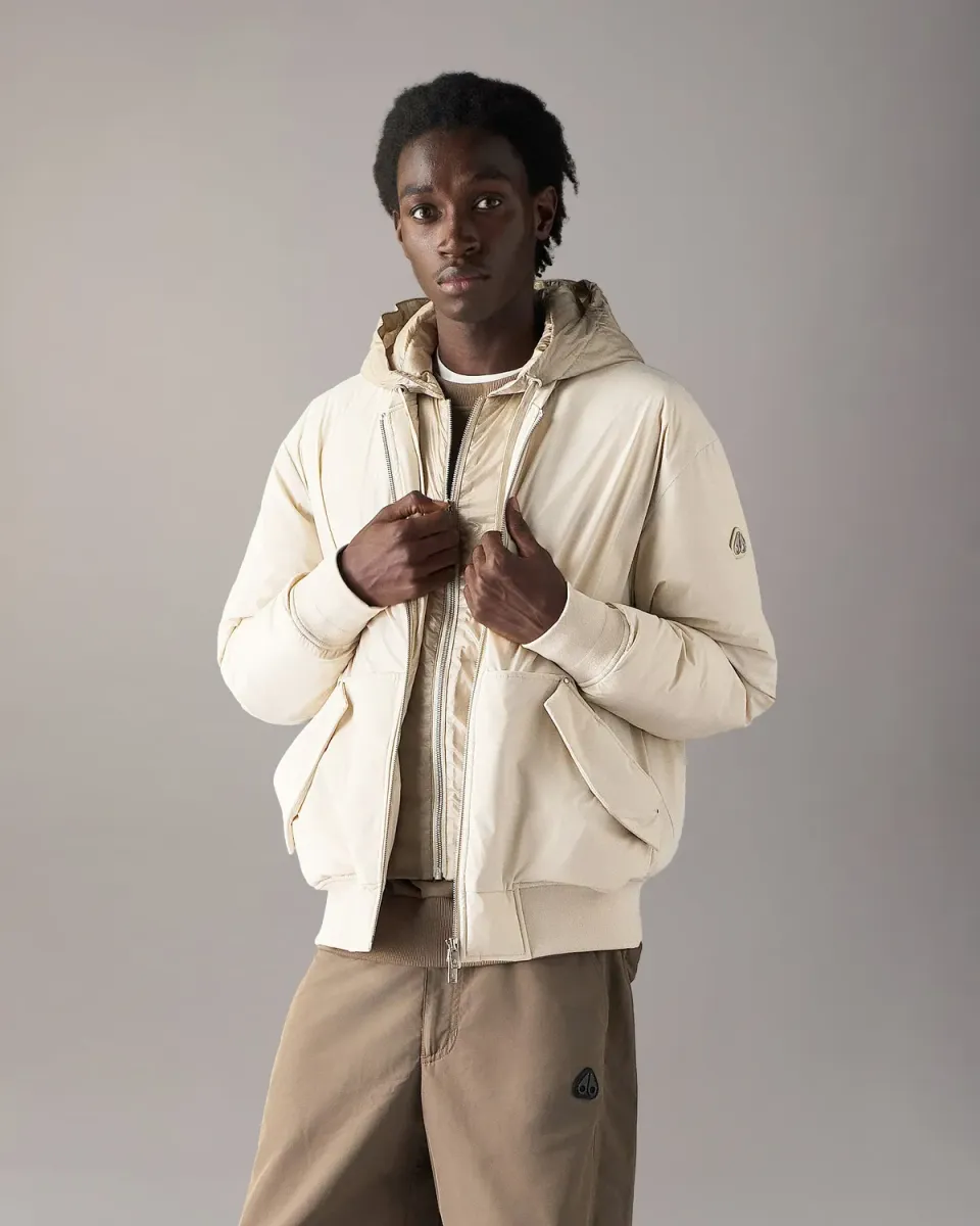 Moose Knuckles Brixton Down Bomber blouson alabaster