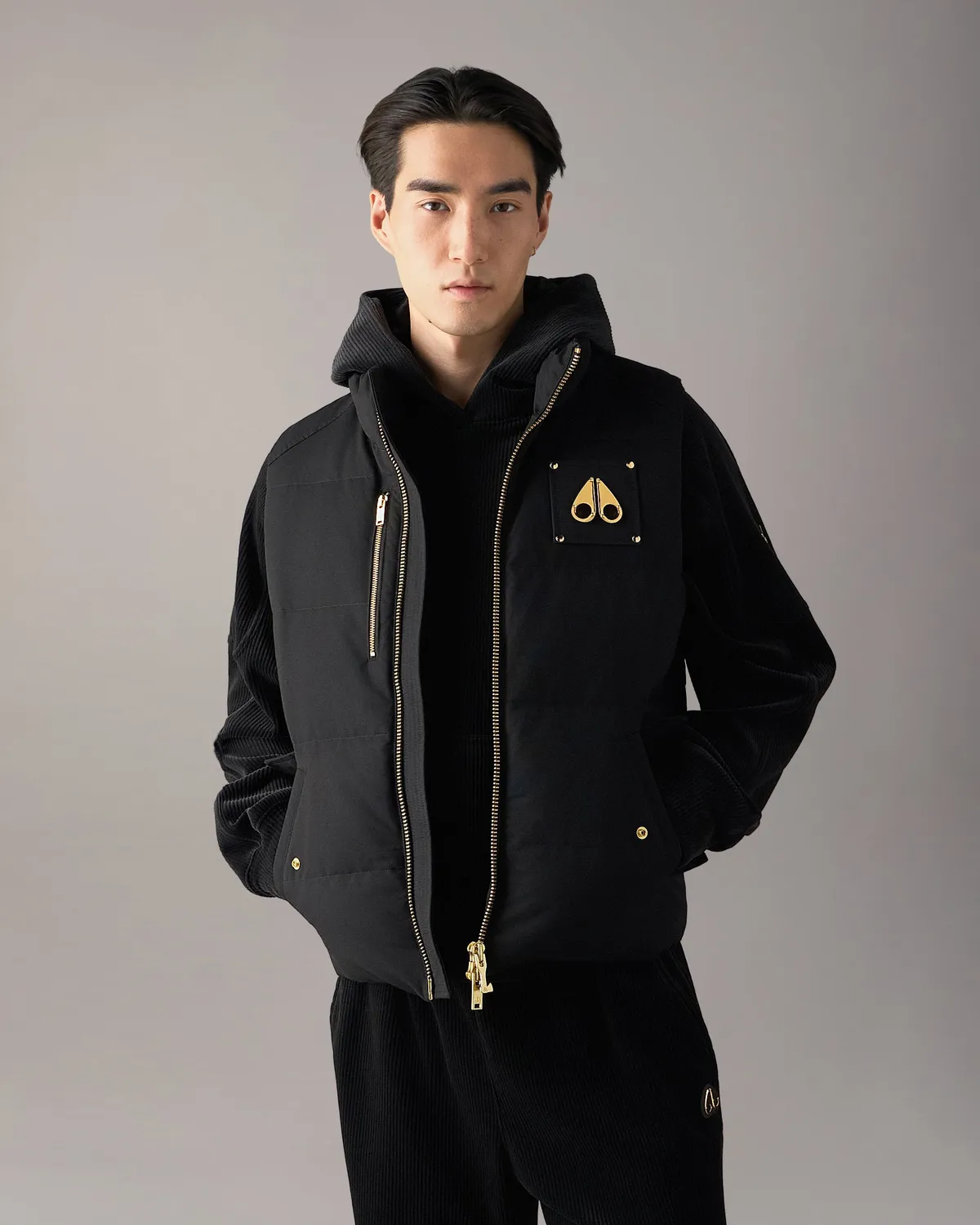 Moose Knuckles Gold Series Westmount gilet noir homme