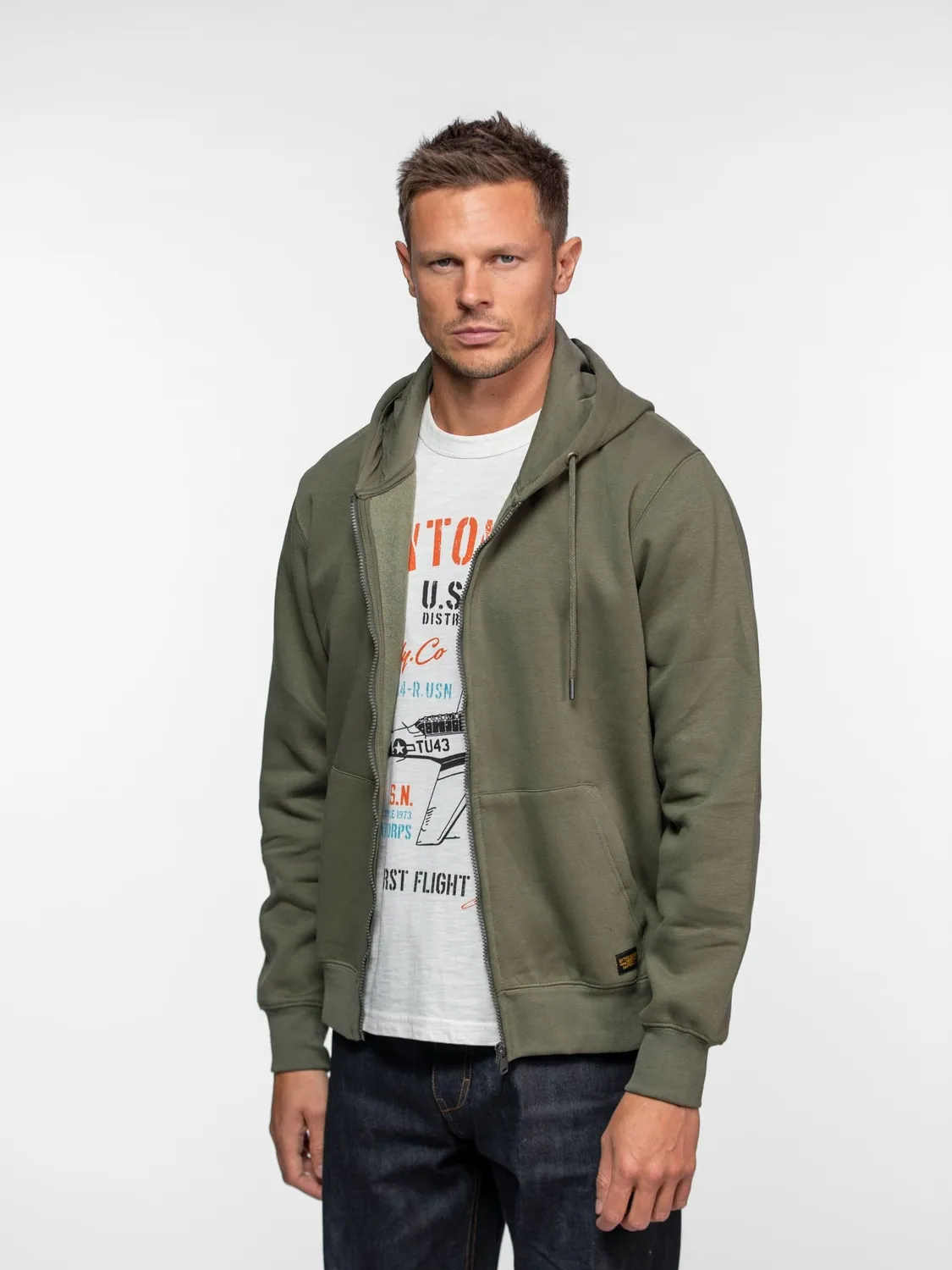 Daytona Linton sweat capuche zippé noir