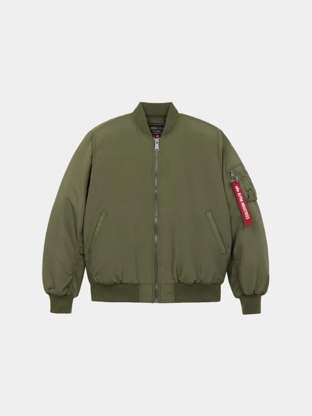 Alpha Industries MA-1 Oxford bomber déperlant noir
