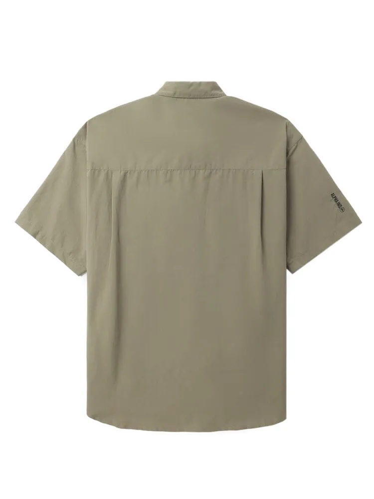 Alpha Industries UNFRM Nylon Utility chemise kaki manches courtes