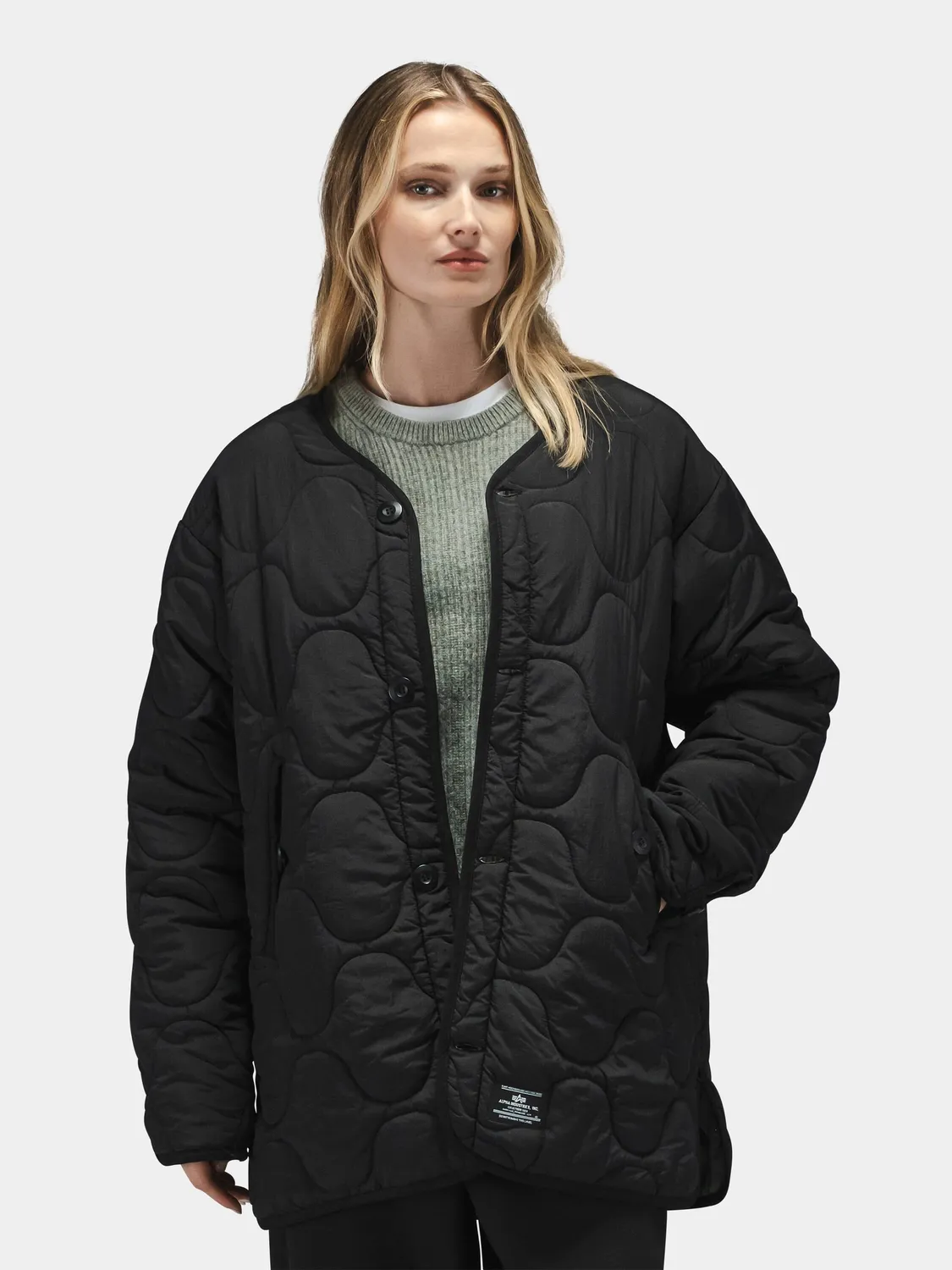Alpha Industries ALS/92 Mod Liner veste réversible noir femme