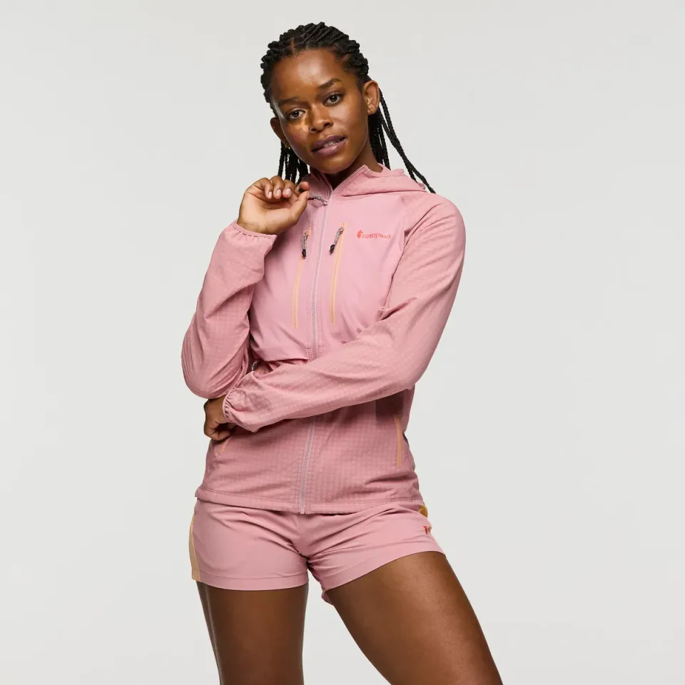 Cotopaxi Yermo veste à capuche femme Rose stretch coupe slim