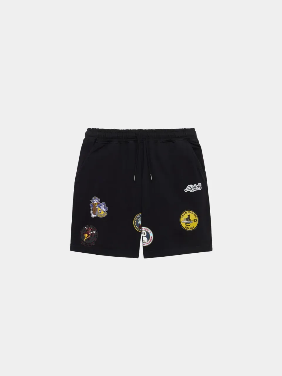 Alpha Industries Patched Jersey Short noir jersey