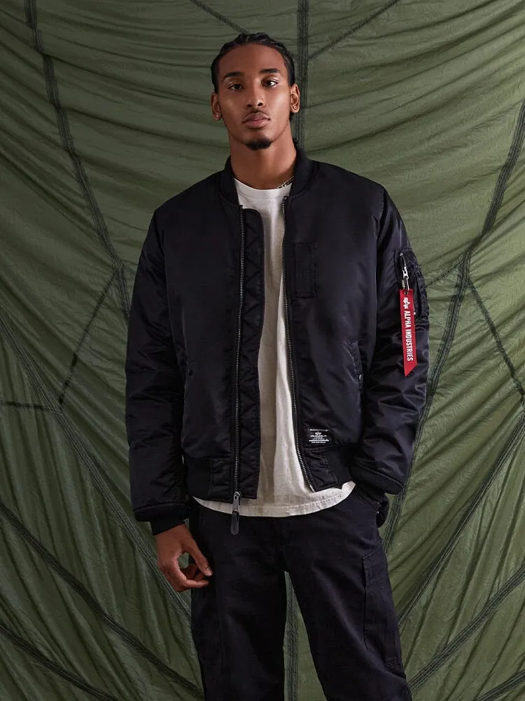 Alpha Industries MA-1 Mod bomber Sage nylon water-resistant