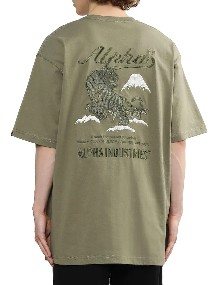 Alpha Industries UNFRM Tiger t-shirt coton kaki