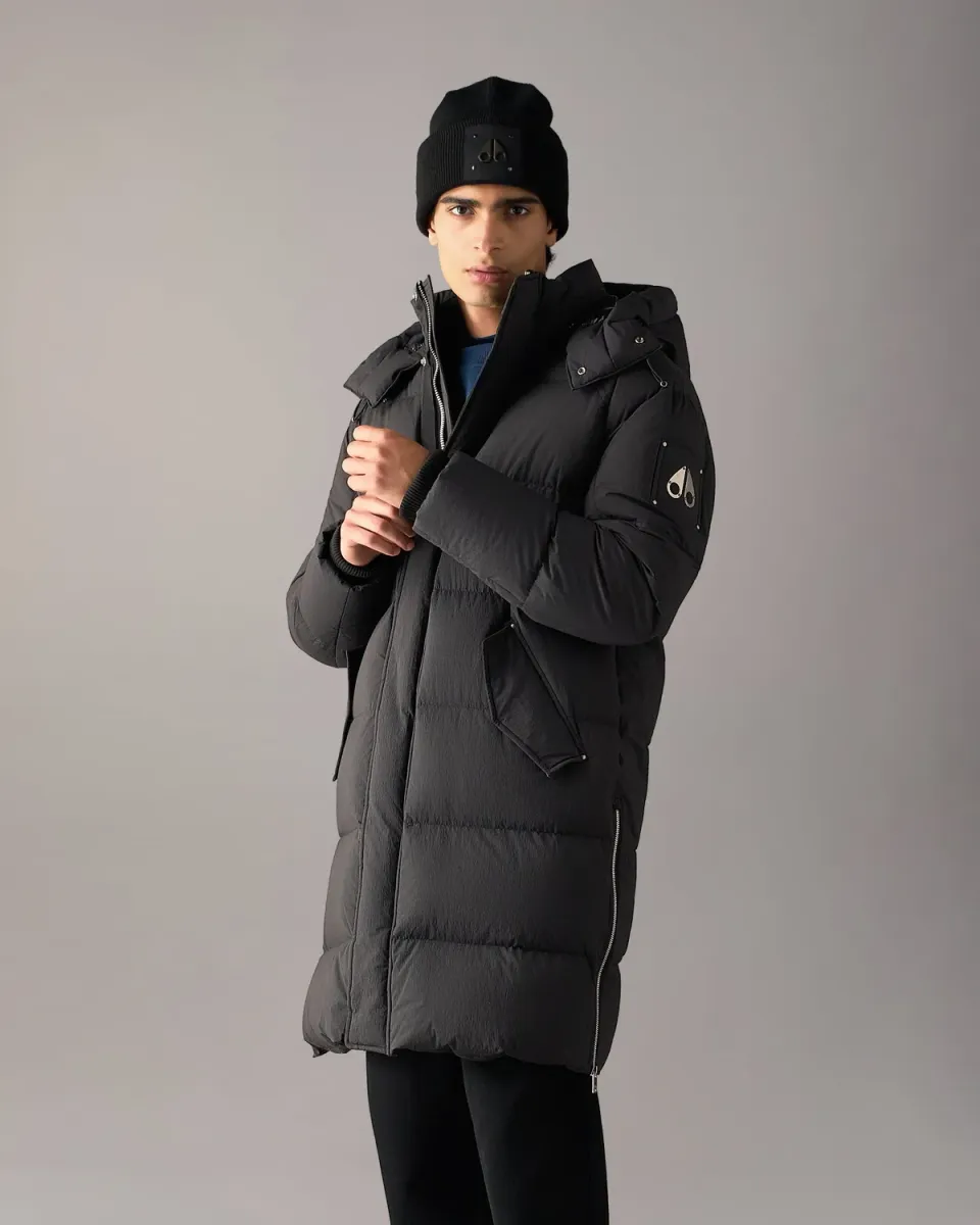 Moose Knuckles Everest parka duvet noire longue