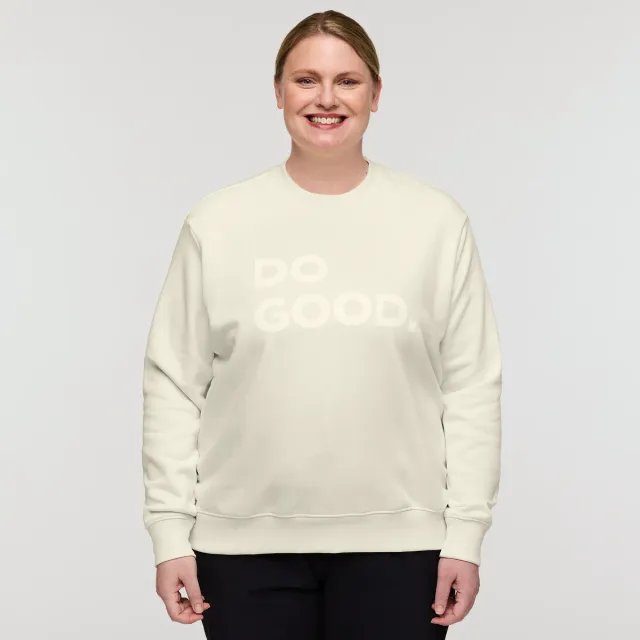 Cotopaxi Do Good Crew sweat femme Bone coton bio