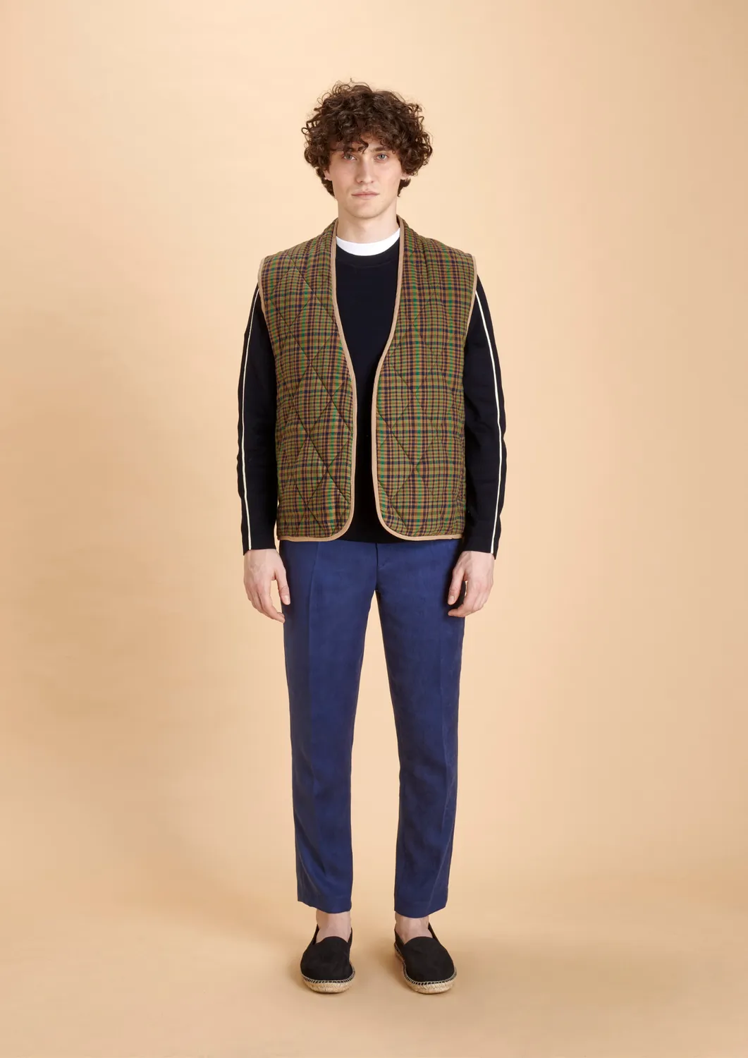 SOUBACQ Bilbao gilet matelassé carreaux