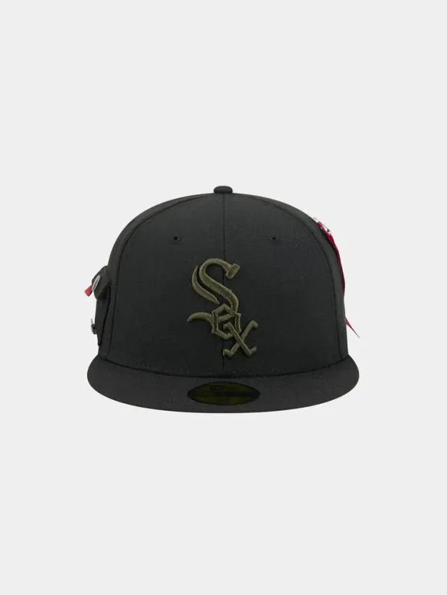 Alpha Industries White Sox 59FIFTY casquette fitted Noir