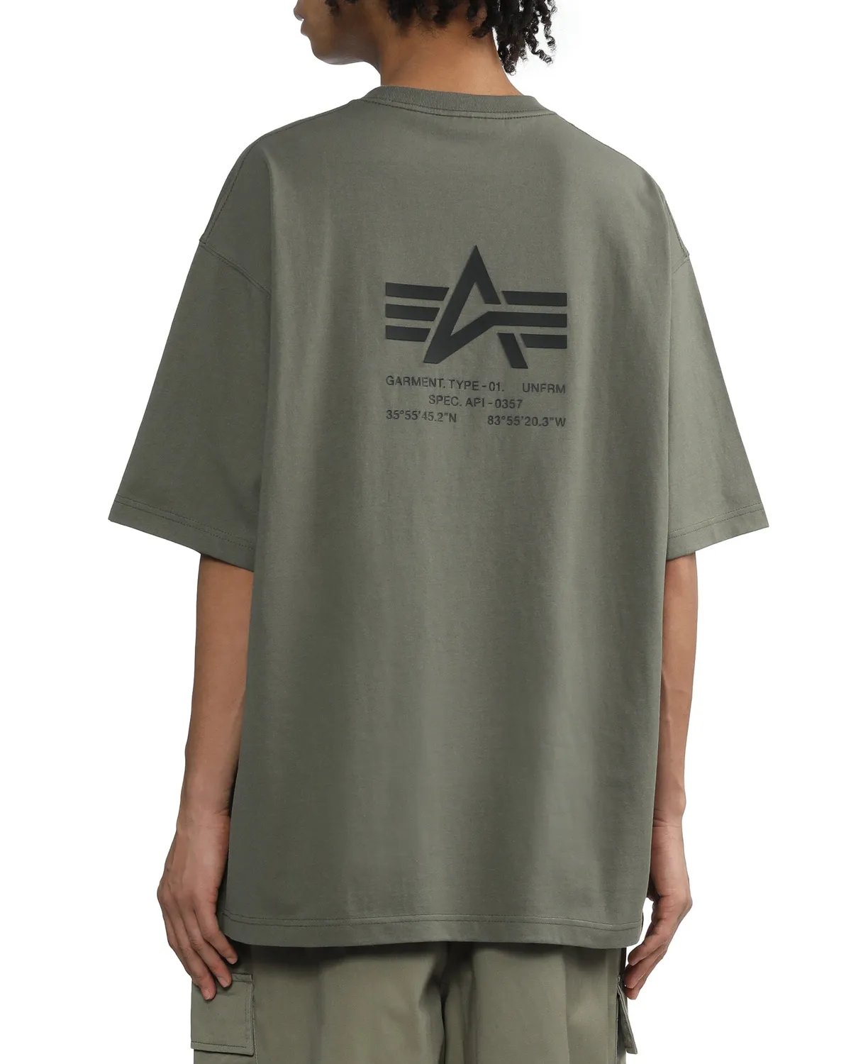 Alpha Industries UNFRM t-shirt olive coton