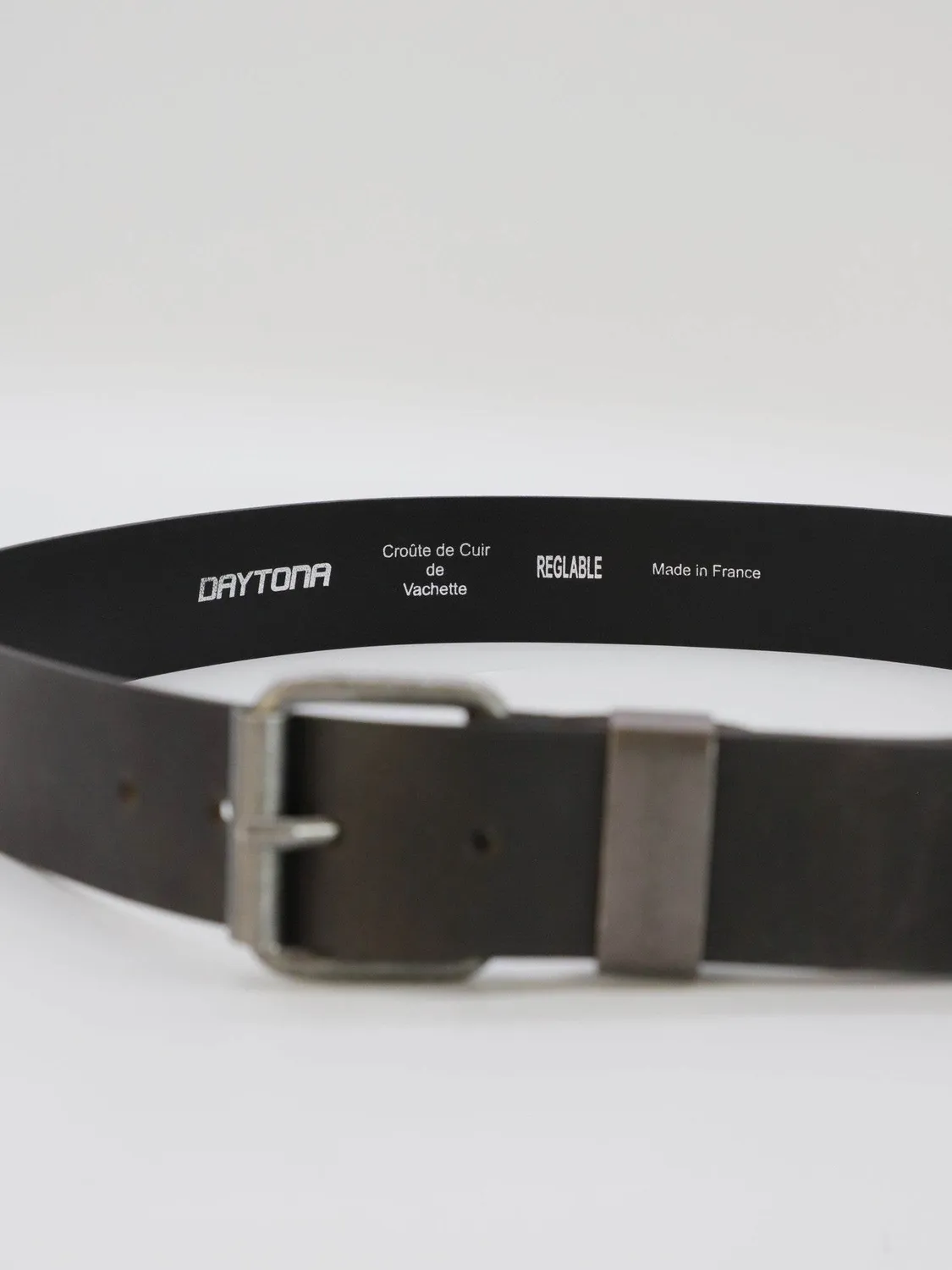 Daytona D05 ceinture cuir noir 130 cm