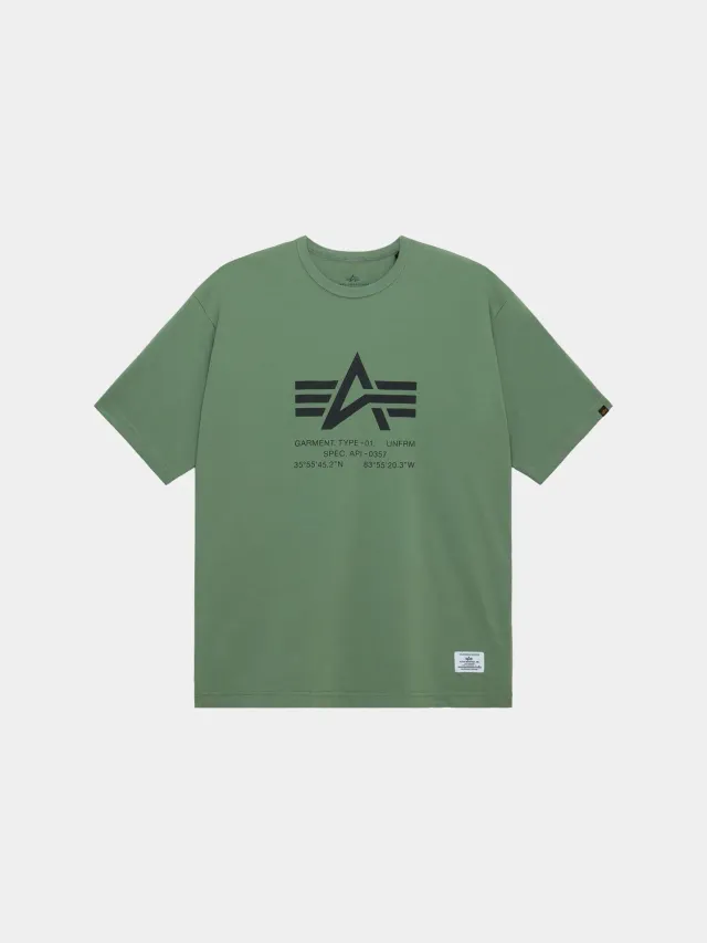 Alpha Industries Relaxed Coordinates t-shirt coton moss