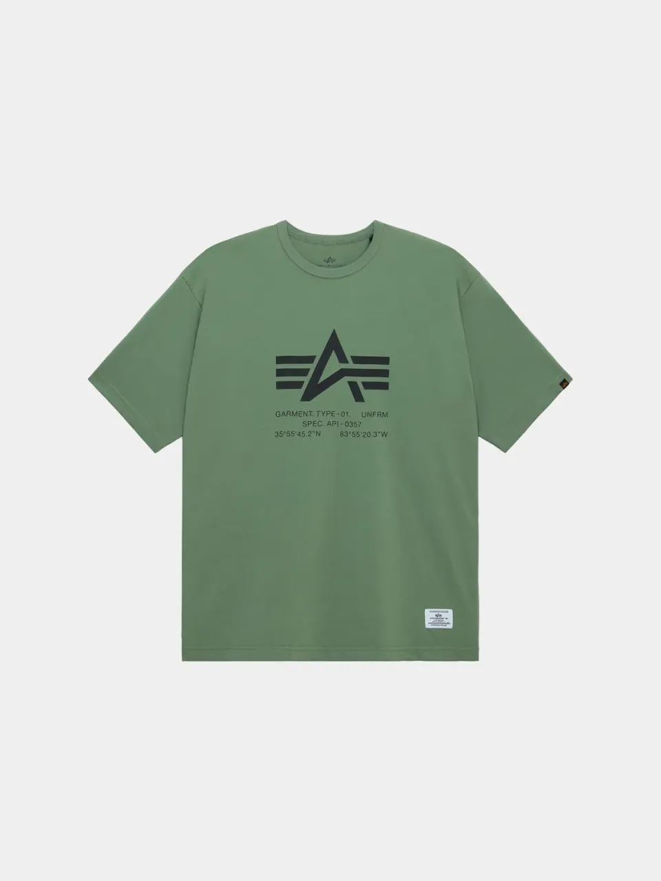 Alpha Industries Relaxed Coordinates t-shirt coton moss