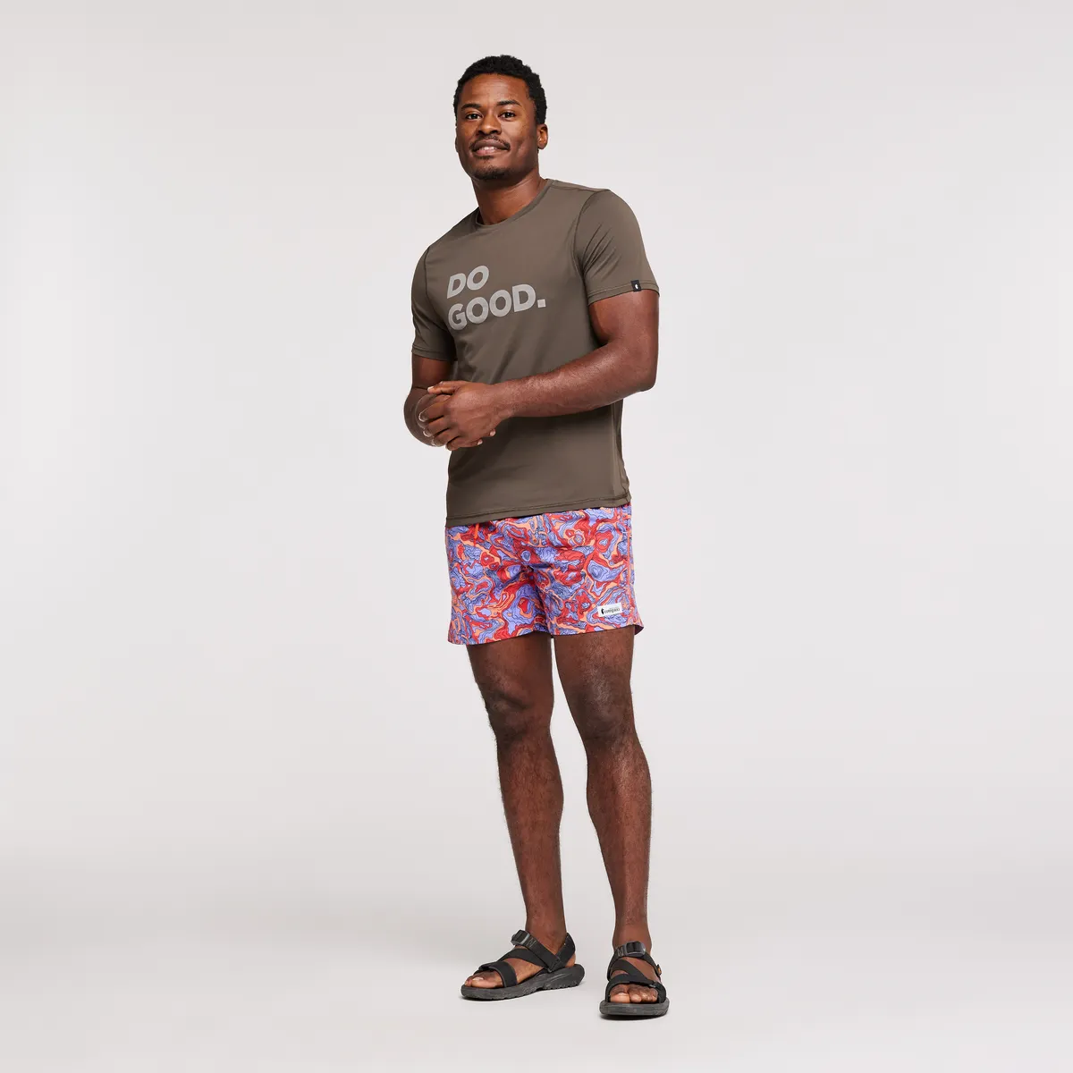 Cotopaxi Brinco short homme Gulf/Kelp imprimé rétro