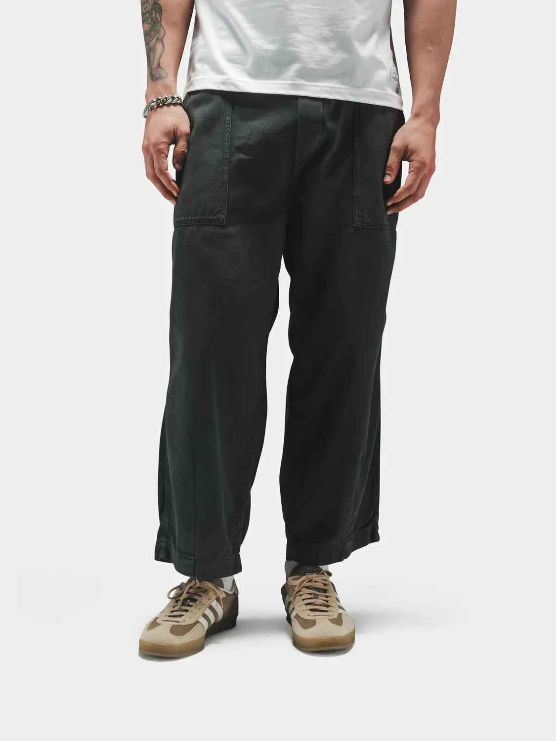 Alpha Industries Oversized Cotton pantalon bleu replica large