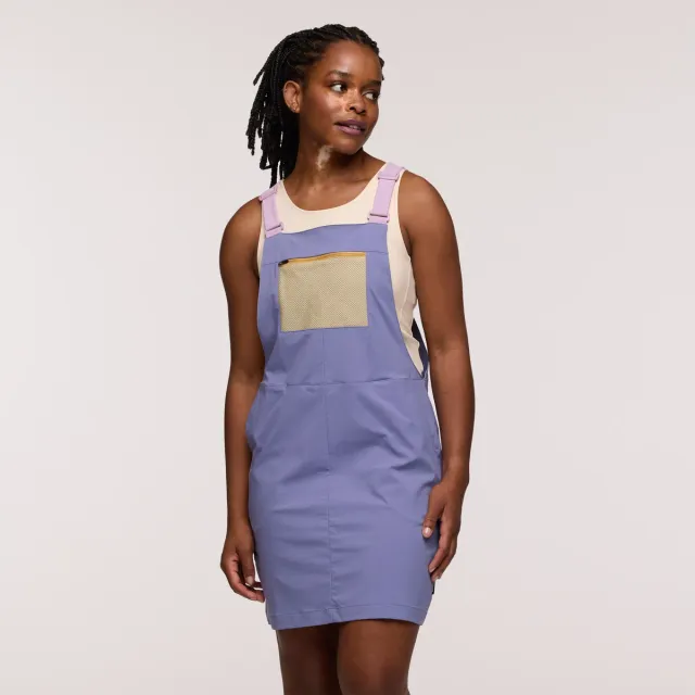 Cotopaxi Tolima robe salopette femme Blue Smoke UPF 50+