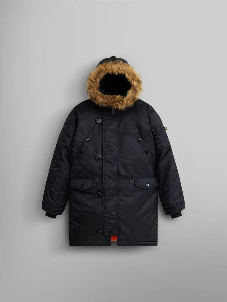 Alpha Industries N-3B Parka Enfant Noir Fourrure