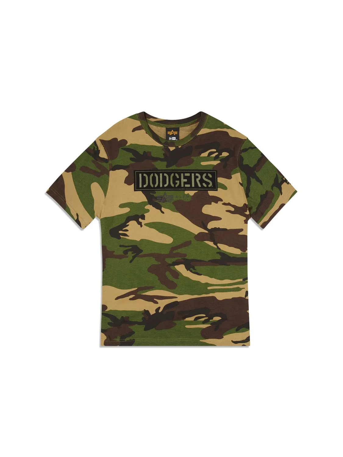 Alpha Industries Dodgers x New Era t-shirt Camo coton