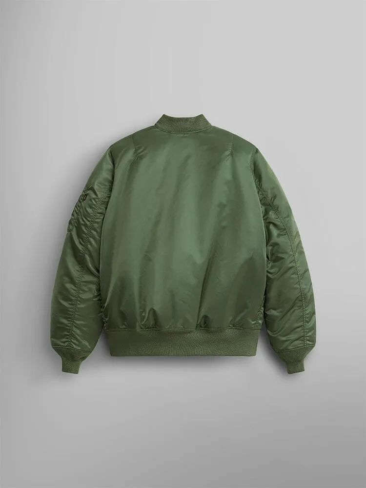 Alpha Industries MA-1 Mod bomber Sage nylon water-resistant