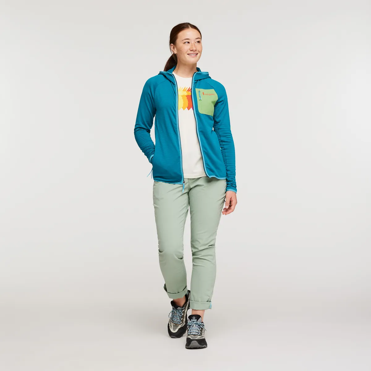 Cotopaxi Otero Fleece Full-Zip veste capuche femme Canyon