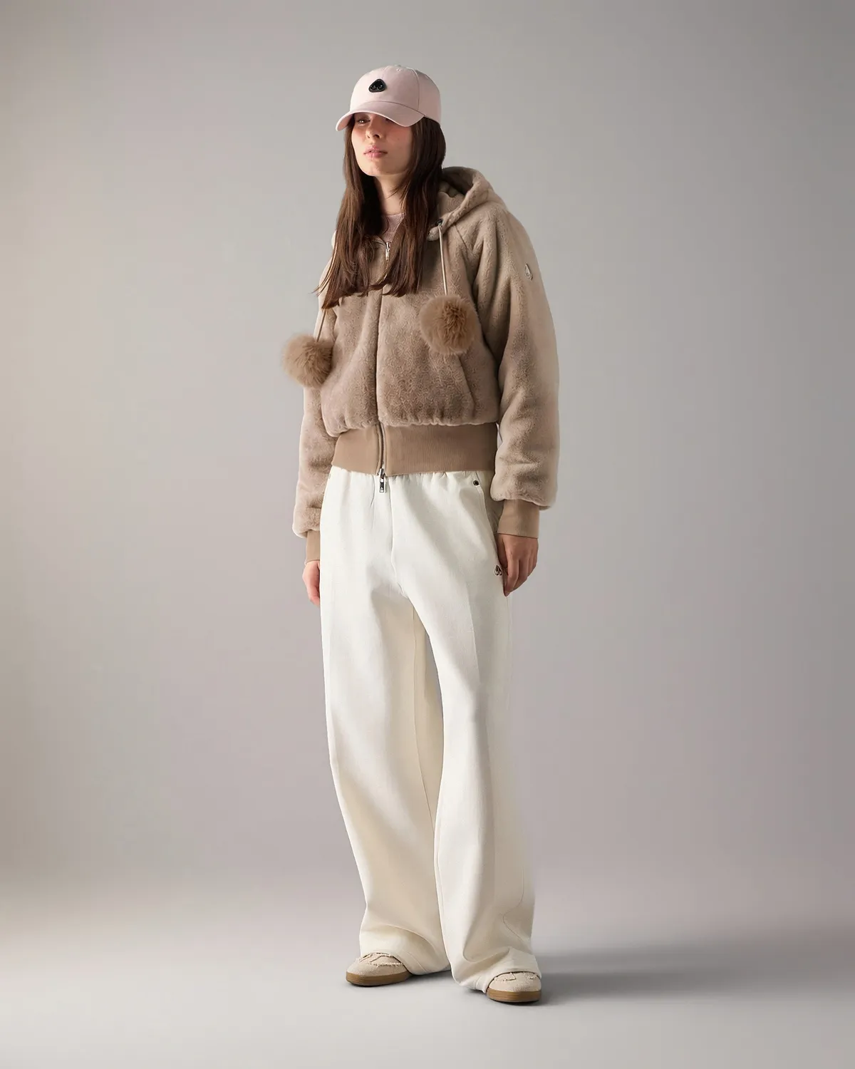 Moose Knuckles Oro Bunny hoodie réversible gris