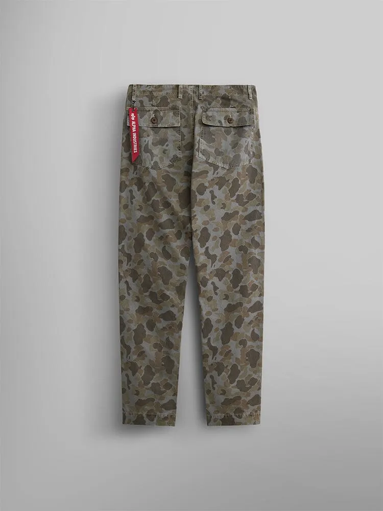 Alpha Industries Fatigue Battlewash pantalon cargo camo marron