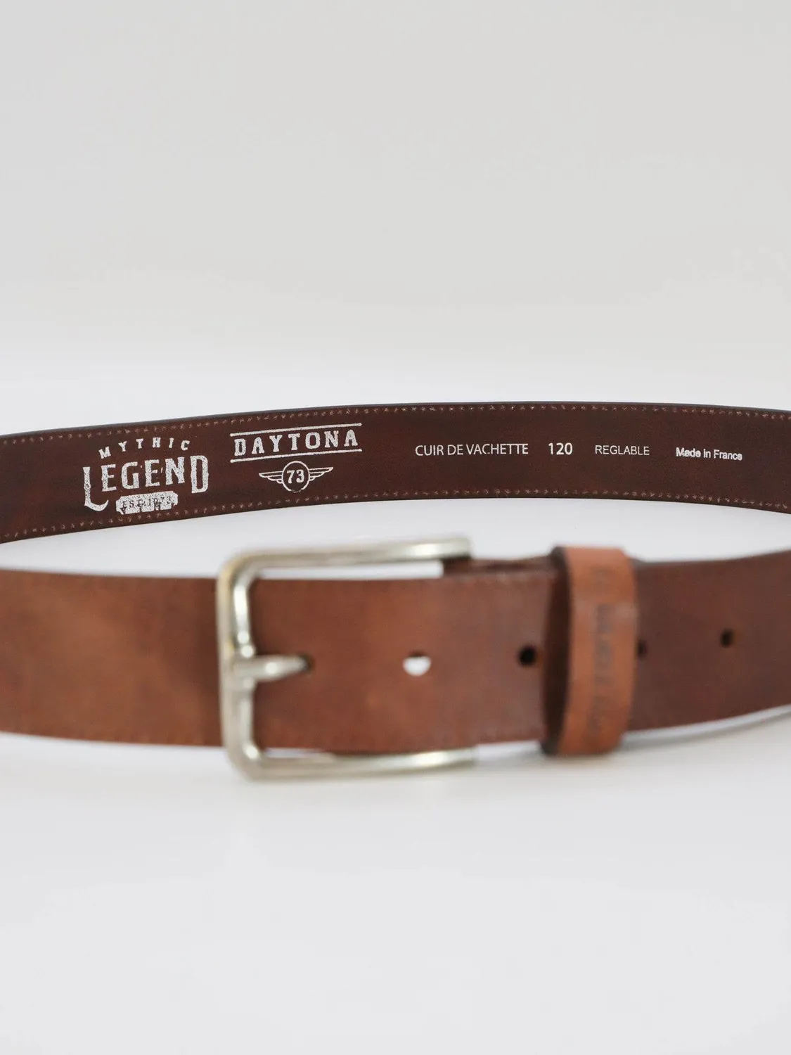 DAYTONA D12 ceinture cuir homme cognac