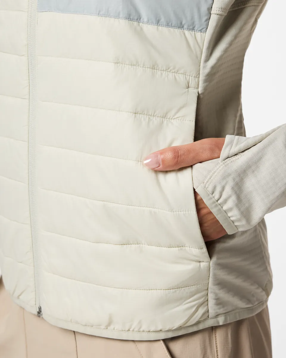 Cotopaxi Acodo Hybrid Hooded veste femme Spicy isolante