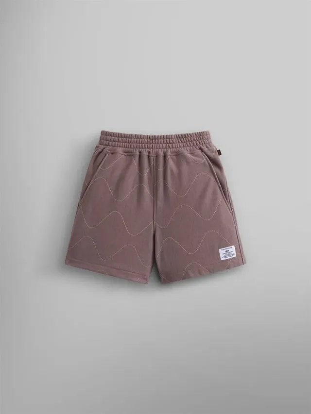 Alpha Industries Quilted short matelassé violet femme