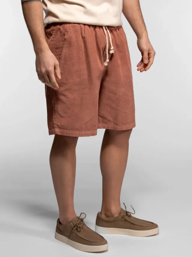 Daytona Letcher short velours homme taille élastique
