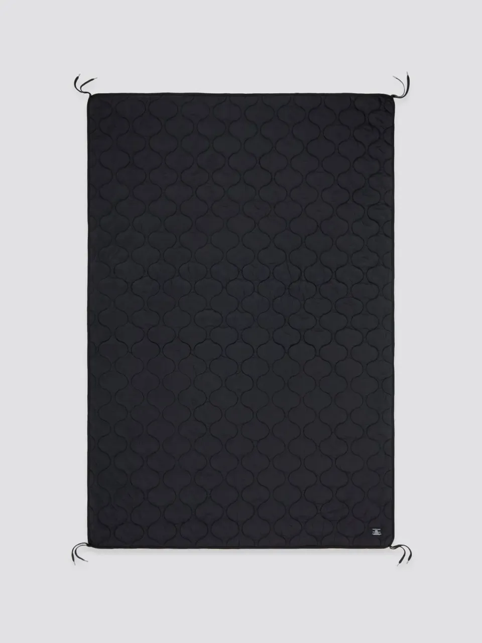 Alpha Industries Quilted plaid noir matelassé 198x137 cm