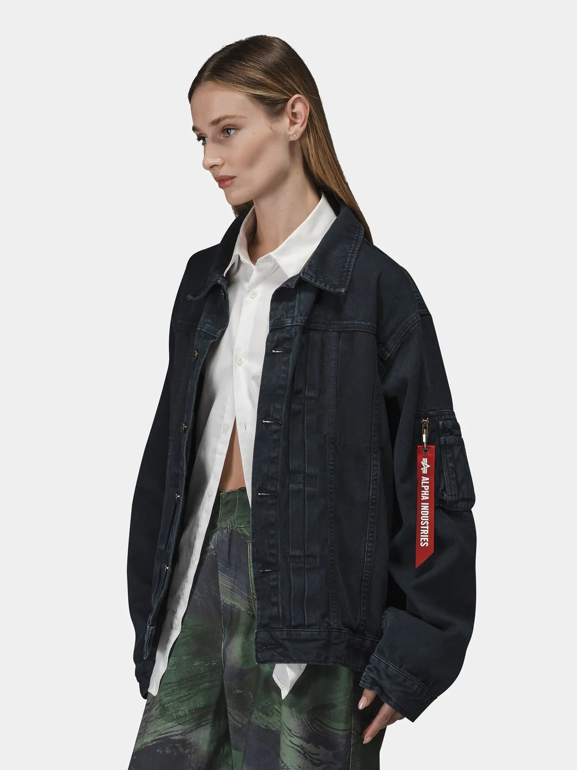 Alpha Industries CTN Work surchemise Replica Blue coton