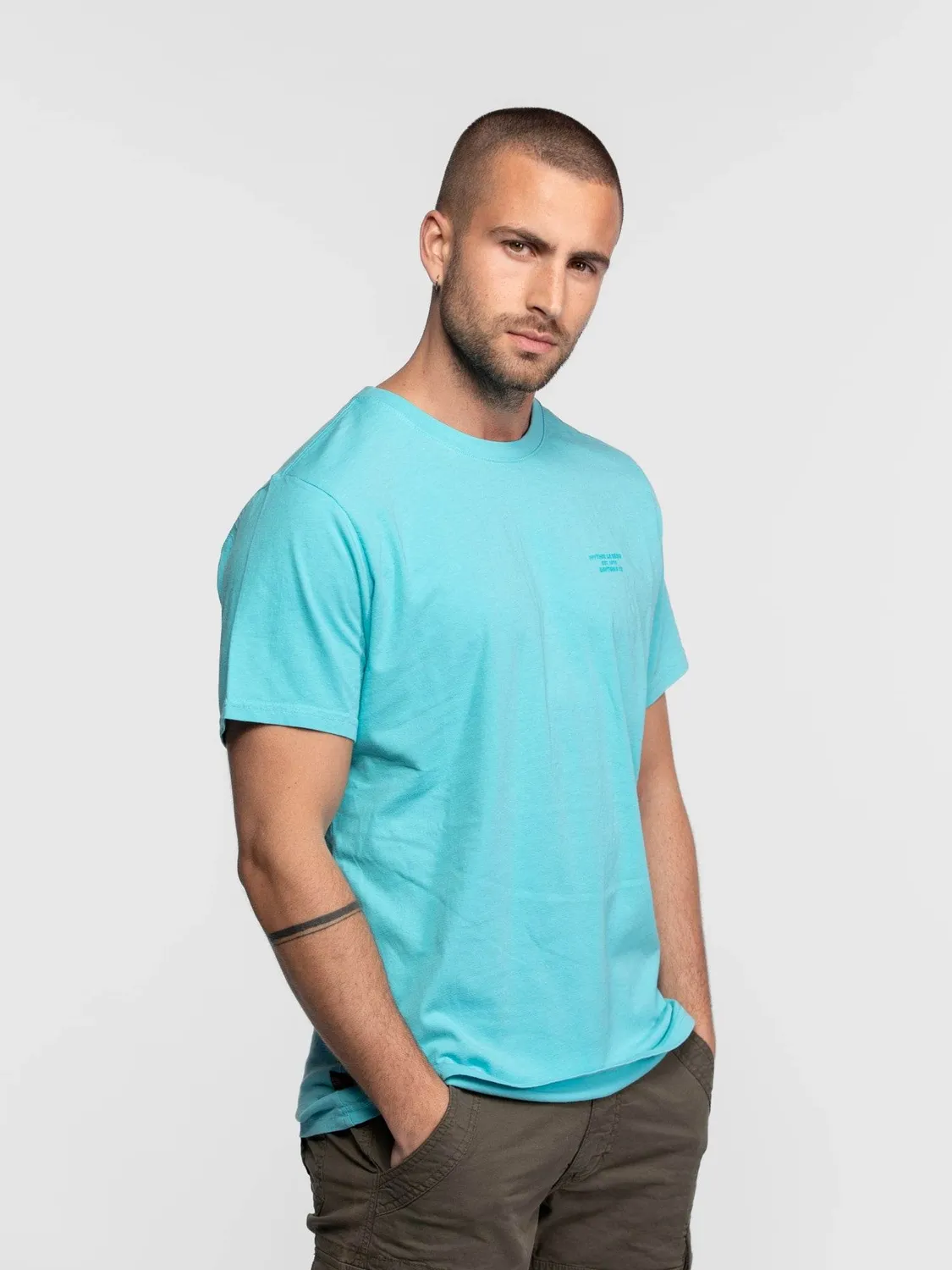 Daytona Cedar t-shirt homme navy coton peigné