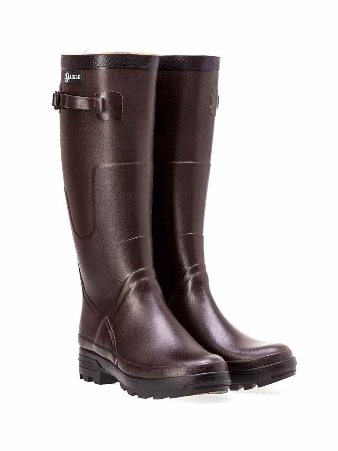 Aigle Benyl M Botte chasse mixte 36 EU Kaki caoutchouc