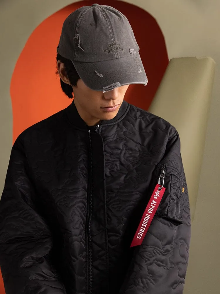 Alpha Industries Camo Quilted MA-1 bomber Noir