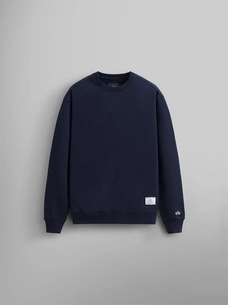 Alpha Industries Essential Crewneck sweat Replica Blue coton