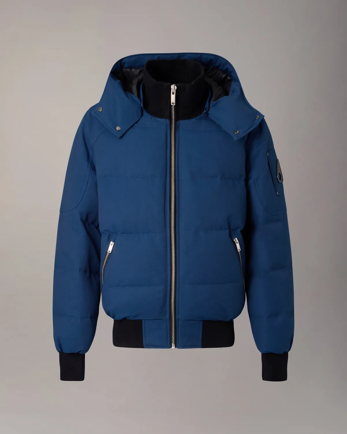 Moose Knuckles Banff bomber bleu nuit duvet