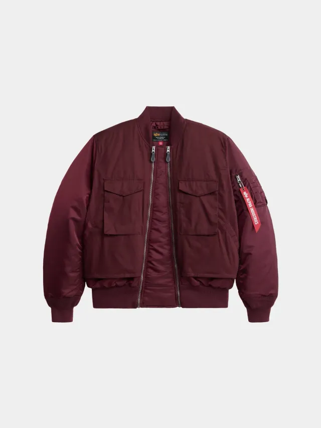 Alpha Industries MA-1 Mixed Cotton blouson coton noir