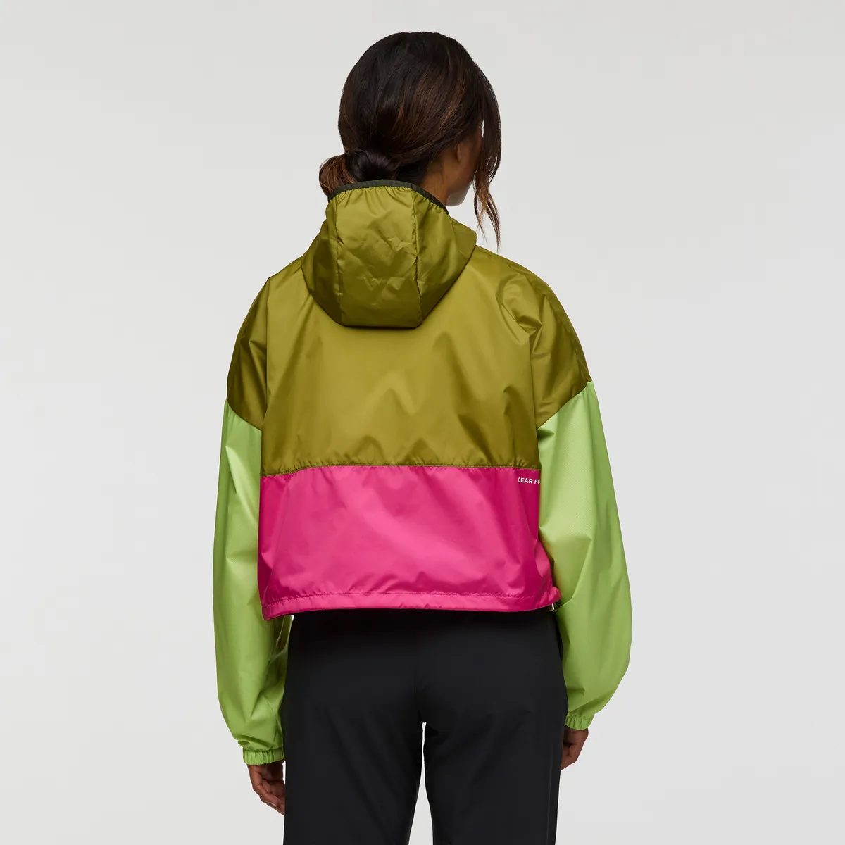 Cotopaxi Teca Crop veste femme Green Juice coupe-vent