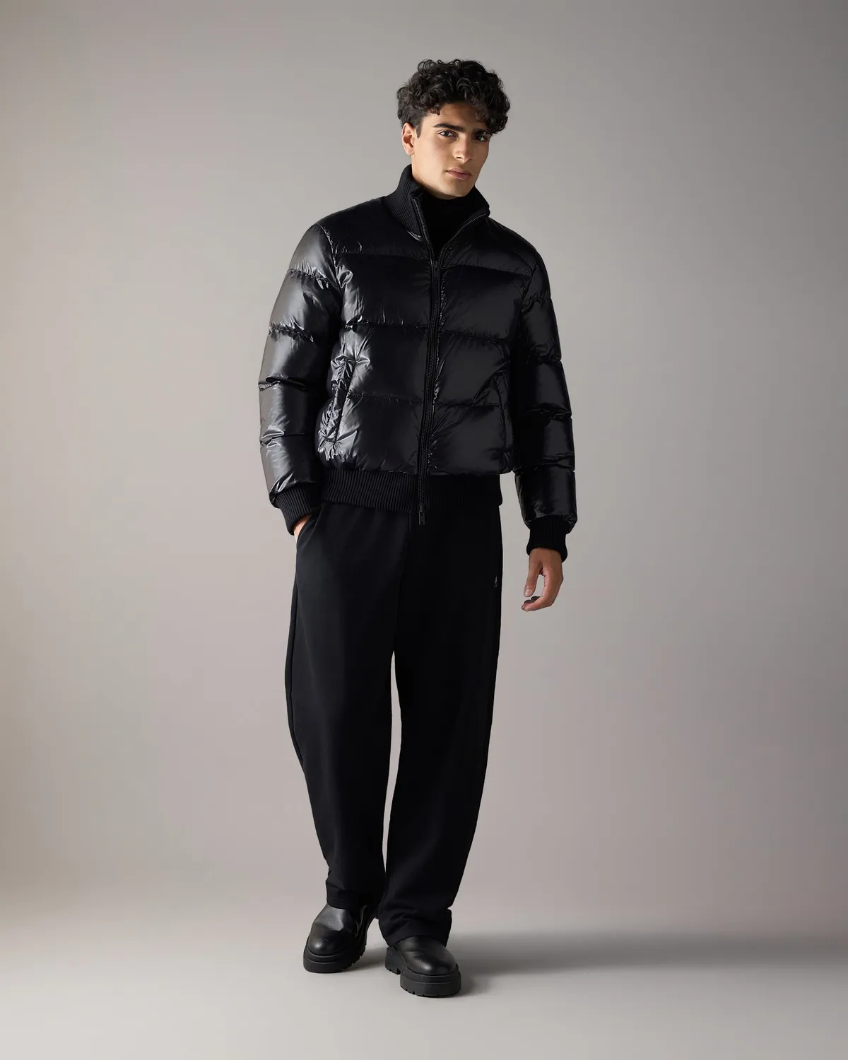 Moose Knuckles Kings bomber duvet noir