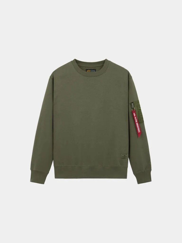 Alpha Industries Utility Pocket Crew Sweatshirt sweat noir